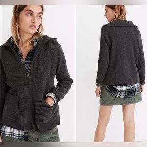 Madewell Charcoal Merino Wool pullover